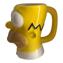 Cargar imagen en el visor de la galería, Taza Homero Simpson 3D Ceramica 369 ml Tarro