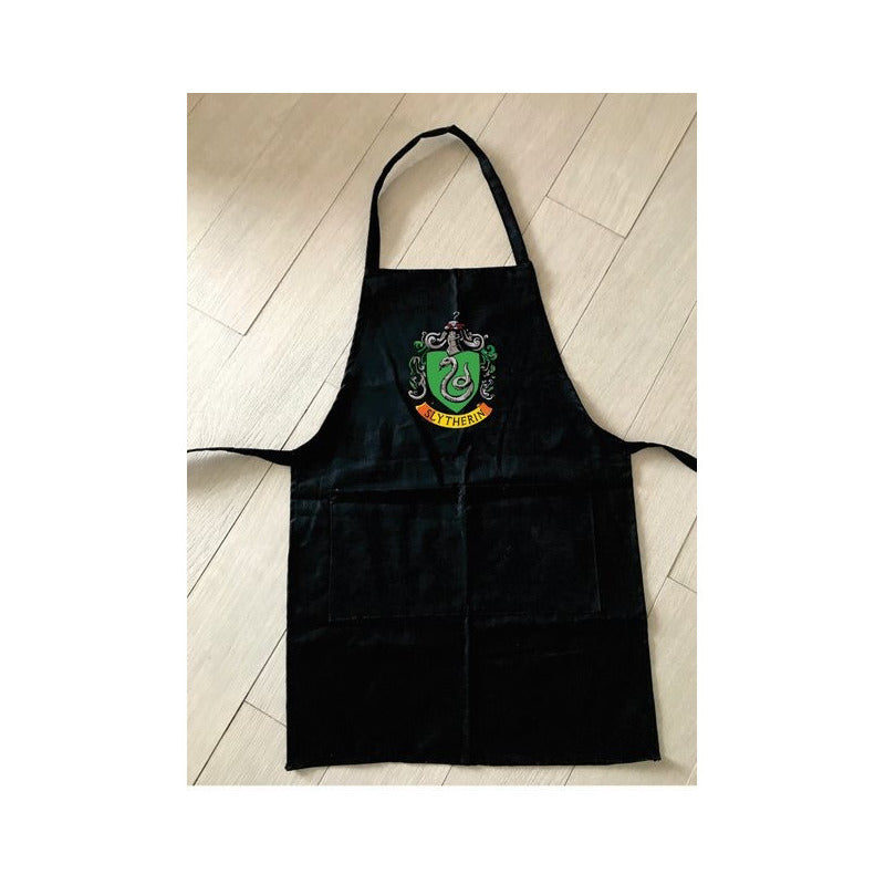 Delantal Mandil Hogwarts Harry Potter Slytherin Gryffindor