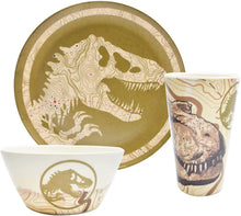 Cargar imagen en el visor de la galería, Jurassic Park Vajilla Bambu 12 piezas para 4 personas Jurrasic World