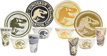 Cargar imagen en el visor de la galería, Jurassic Park Vajilla Bambu 12 piezas para 4 personas Jurrasic World