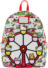 Cargar imagen en el visor de la galería, Hello Kitty Loungefly Sanrio Rueda de la fortuna Bolso Mini Back Pack Mochila Bolsa

