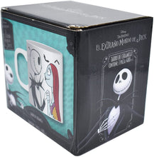 Cargar imagen en el visor de la galería, Jack & Sally Tarro / Taza Ceramica El extraño mundo de Jack Nightmare Before Christmas 473 ml