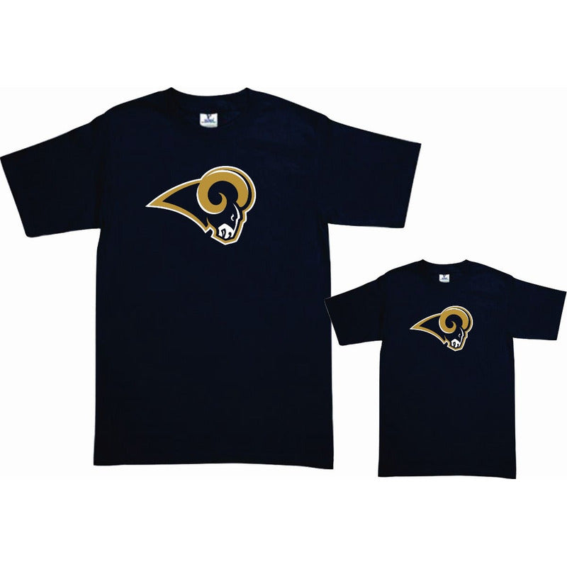 Pkt 2 Playeras Rams Tipo Nfl Papa E Hijo Los Angeles Mod 1