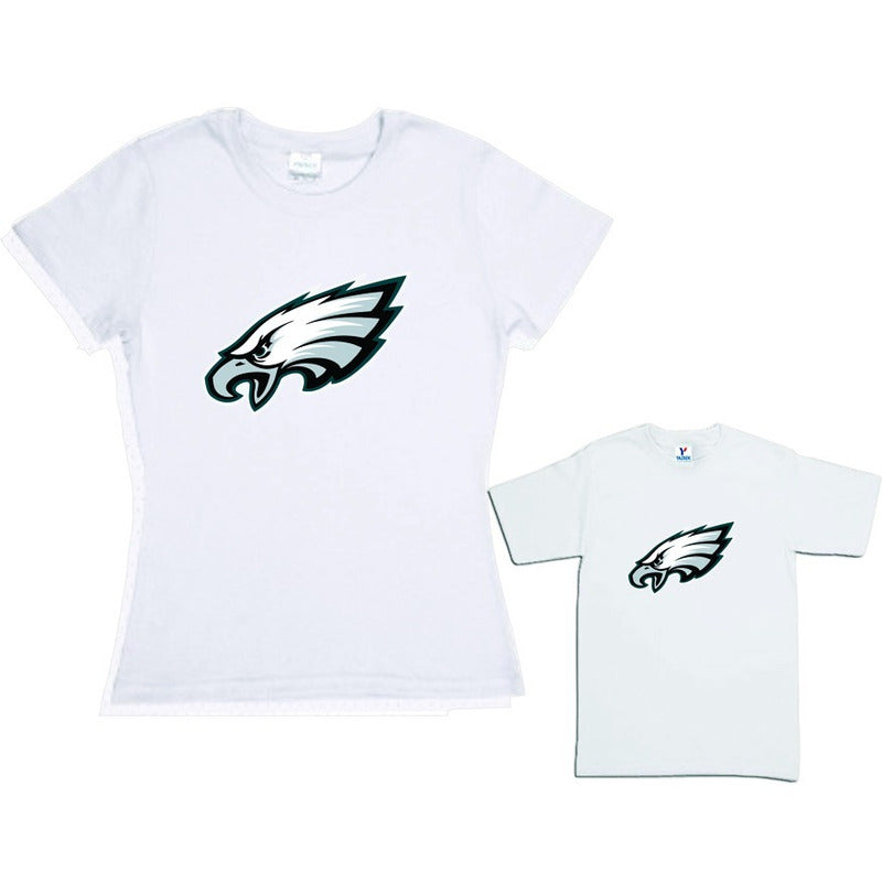 Pkt Playeras Eagles Philadelphia Mama E Hijo Super Bowl