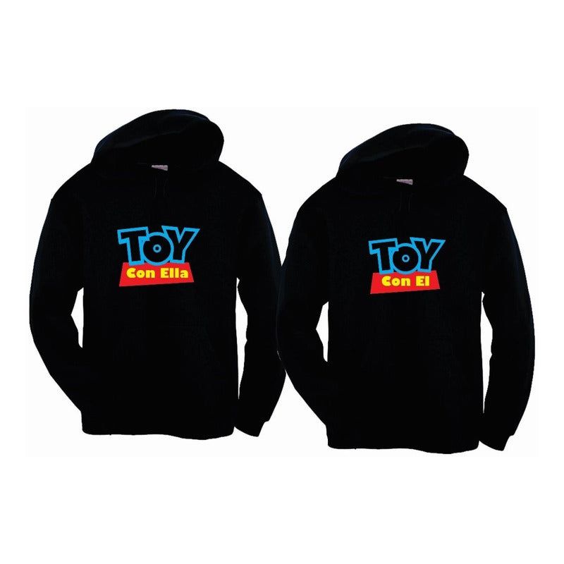 Pkt 2 Sudaderas Toy Story Toy Con El / Ella Novios Pareja Gr