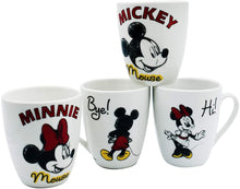 Cargar imagen en el visor de la galería, Vajilla Porcelana Disney Mickey & Minnie Mouse 12pz