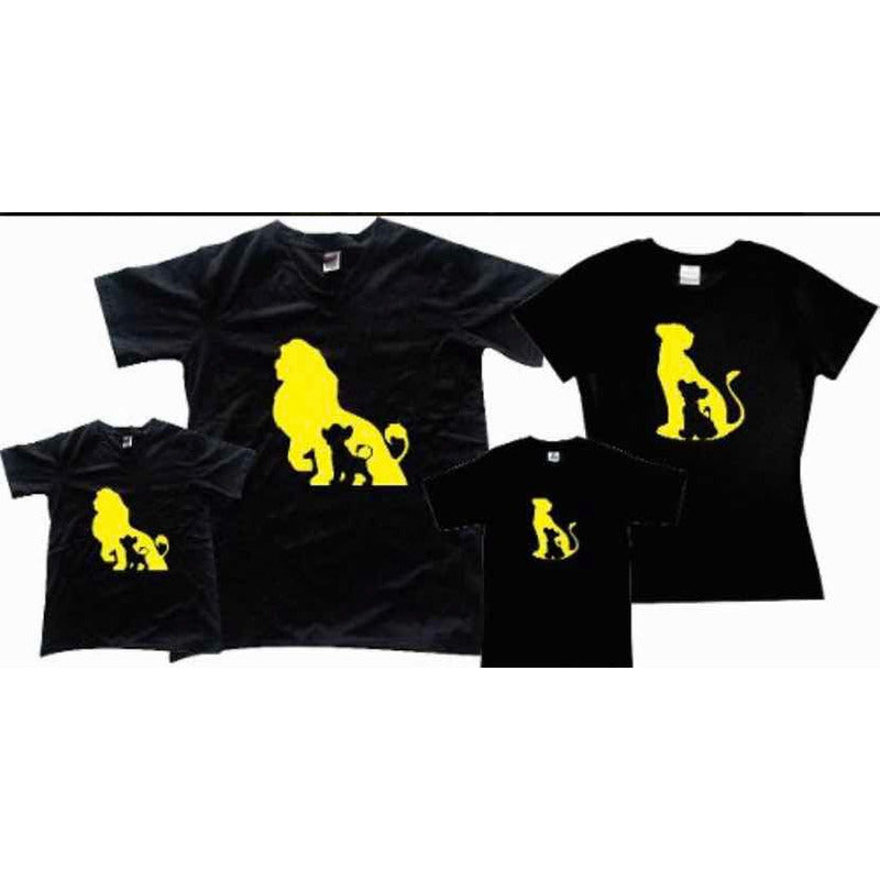 Pkt 4 Playeras Rey Leon 1 Talla Especial Xxl