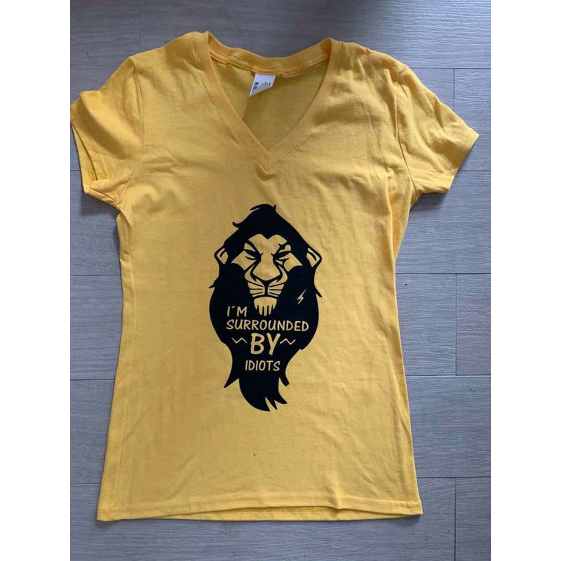 Playera Rey Leon Scar Im Surrounded By Idiots The Lion King
