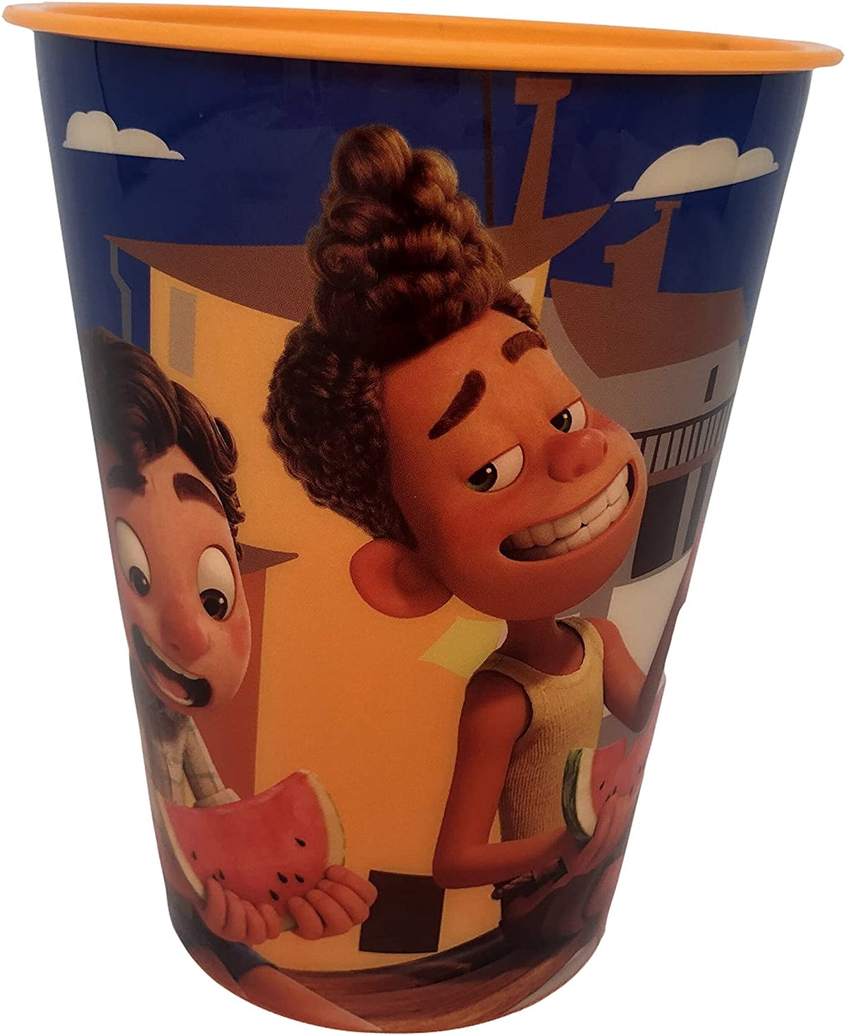Luca Disney Pixar Vajilla con 12 piezas para 4 personas de Melamina, con plato, tazón y vaso de 450 ml