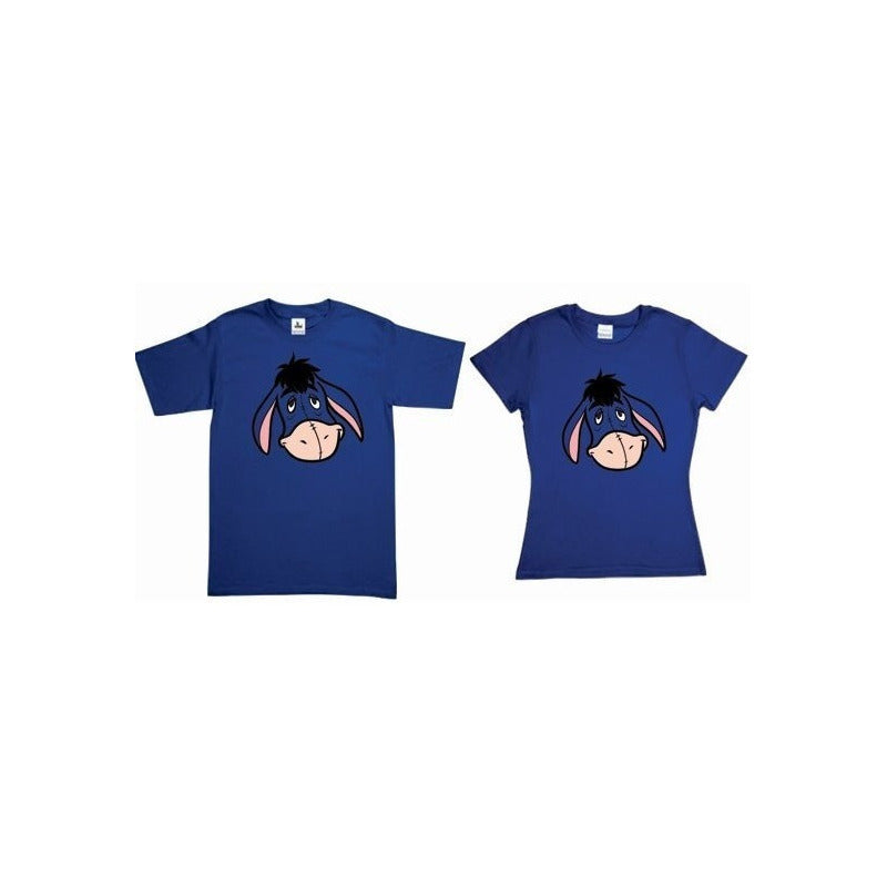 Pkt 2 Playeras Igor Winnie Pooh Pareja,evento Familia