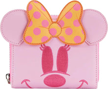 Cargar imagen en el visor de la galería, Minnie Mouse Loungefly brilla en la obscuridad Cartera Luminiscente
