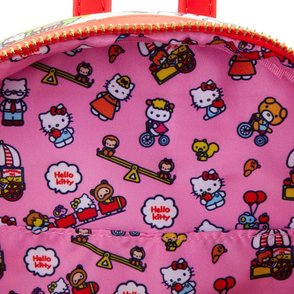 Hello Kitty Loungefly Sanrio Rueda de la fortuna Bolso Mini Back