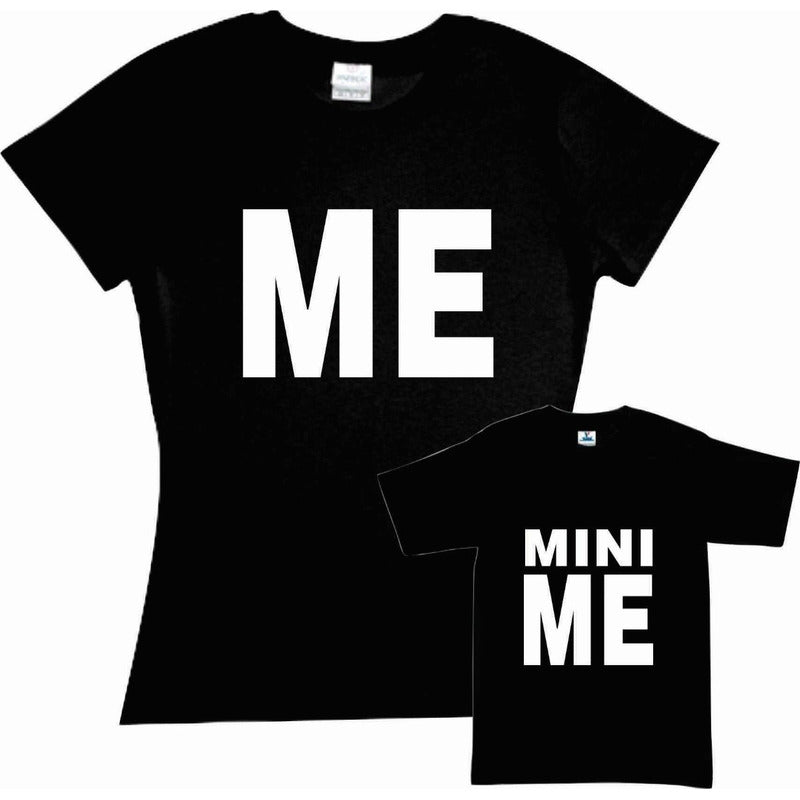 Pkt 2 Playeras Mini Me Dia Del Padre Hijo Papa O Mama