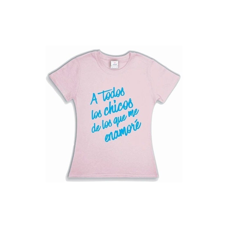 Playera A Todos Los Chicos De Los Que Me Enamore