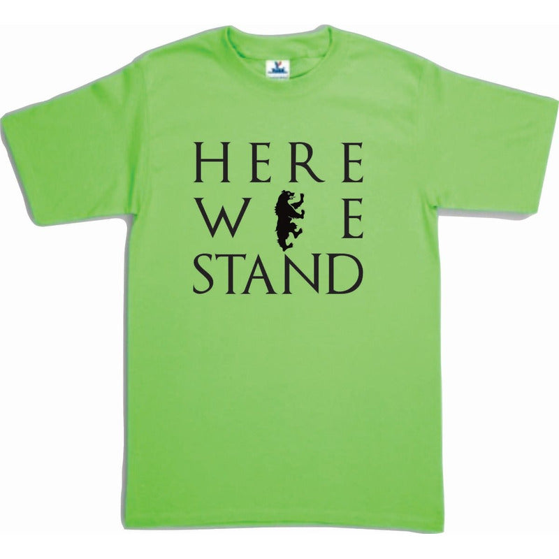 Playera Game Of Thrones Mormont Here We Stand Sir Jorah 3