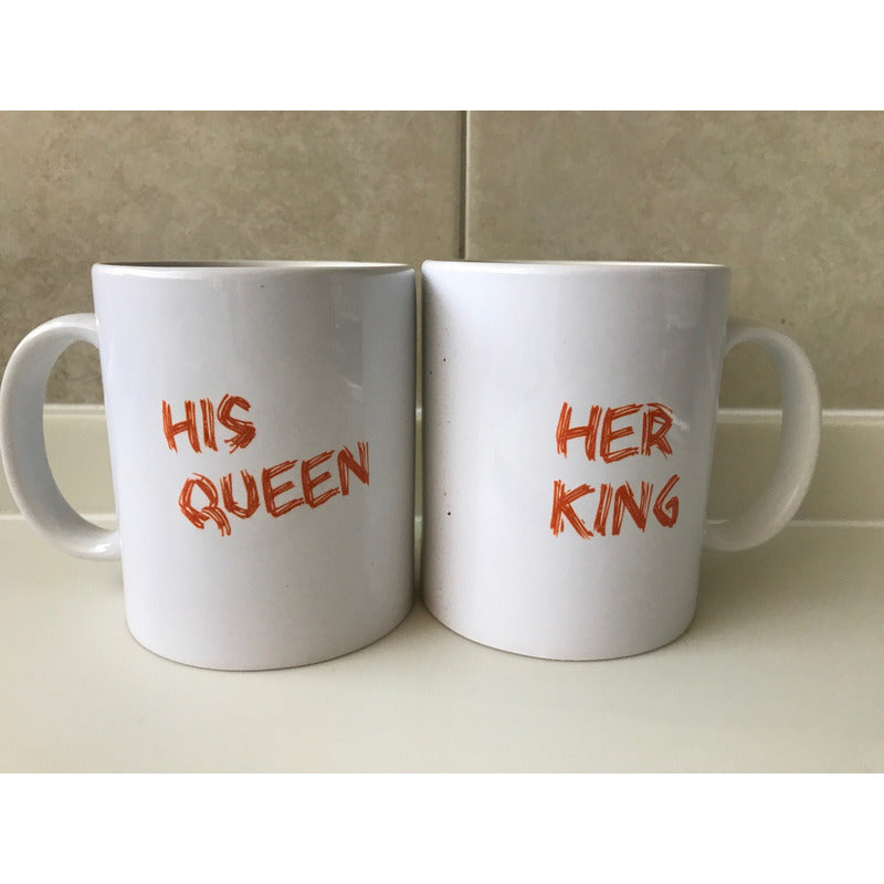Pkt 2 Tazas El Rey Leon Pareja Novios San Valentin