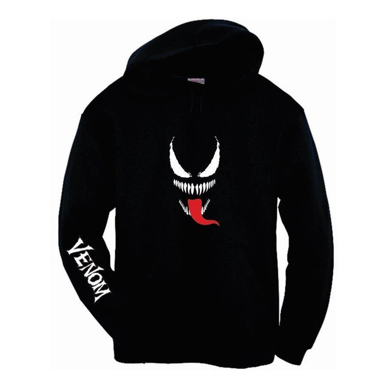 Sudadera Venom Red Capucha Cerrada Adulto / Infantil