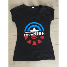 Cargar imagen en el visor de la galería, Playera Civil War Capitan America Ironman Reactor