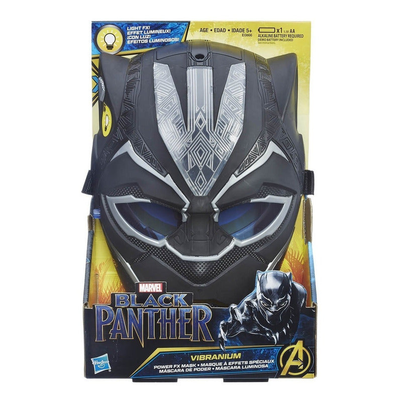 Marvel Mascara Black Panther Pantera Negra Interactiva Disfr