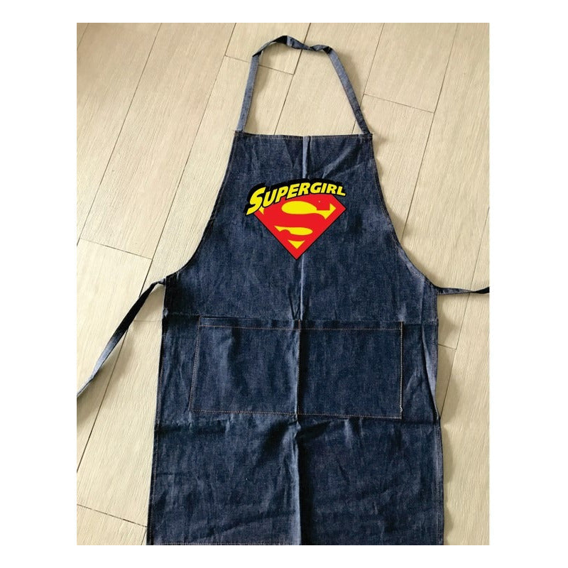 Delantal Mandil Supergirl Dc Comics Dia De Las Madres Mama