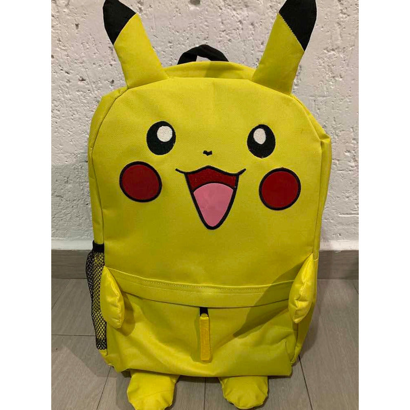 Mochila Pikachu Pokemon Kawaii Escolar Back Pack Detective