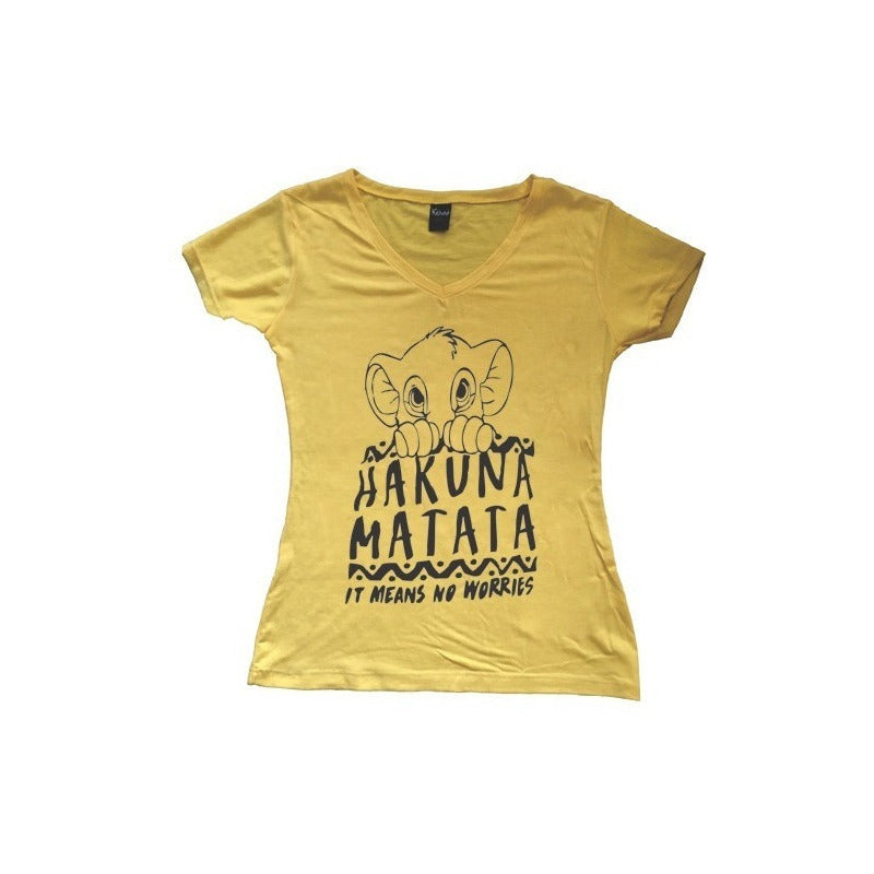 Playera El Rey Leon Simba Hakuna Matata The Lion King Evento