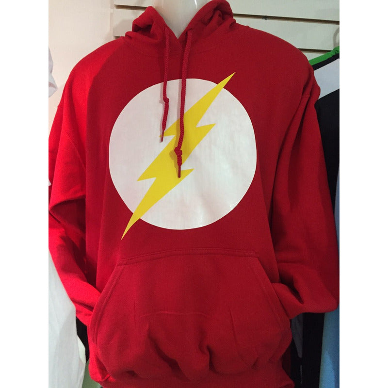 Sudadera The Flash Cerrada Con Gorro Dc Comics
