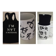 Cargar imagen en el visor de la galería, Pkt Playera Y Taza Cazadores De Sombras Shadowhunters