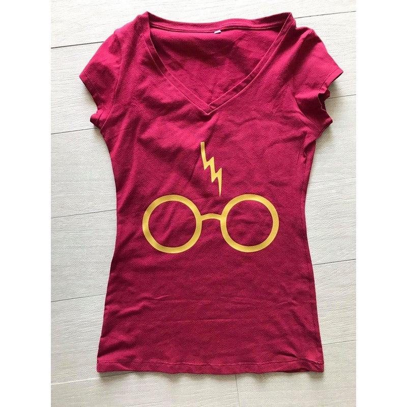 Playera Harry Potter Lentes Corte Dama