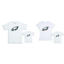 Cargar imagen en el visor de la galería, Pkt 3 Playeras Eagles Philadelphia Familia Super Bowl