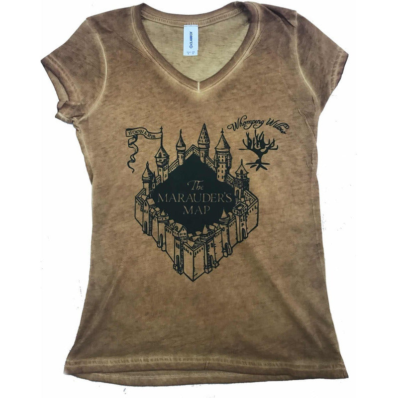 Playera Harry Potter Mapa Merodeador Dama \ Caballero