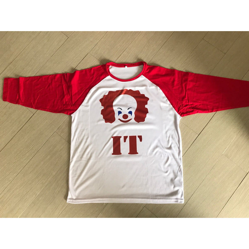 Playera. It Eso Payaso Pennywise Mangas 3/4