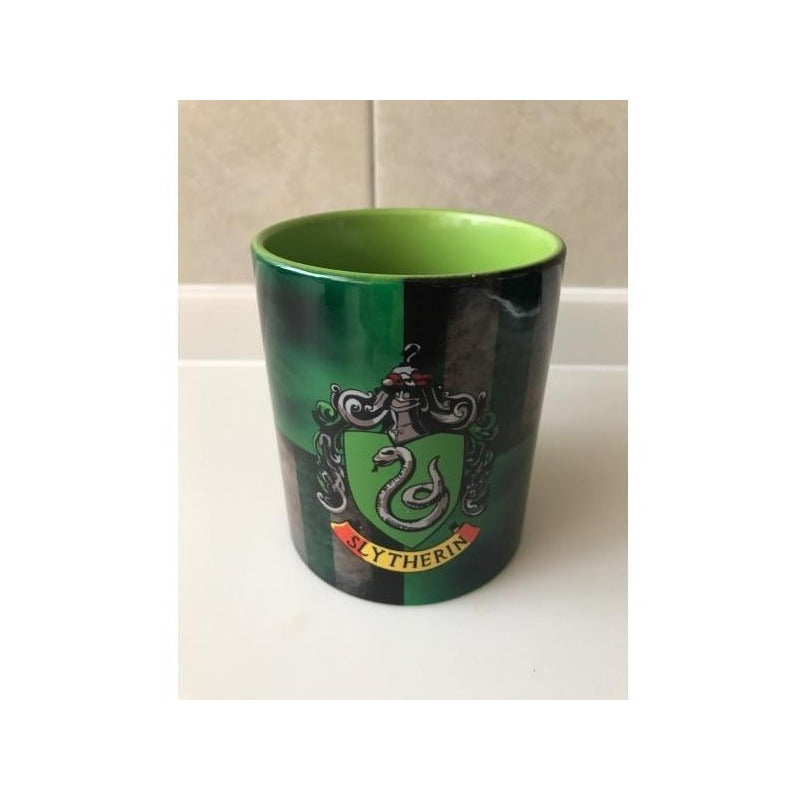 Pkt 4 Playeras Hogwarts Slytherin Y 1 Taza Básica