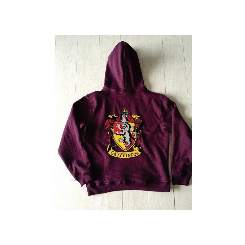 Harry Potter Sudadera Gryffindor Con Gorro Cerrada