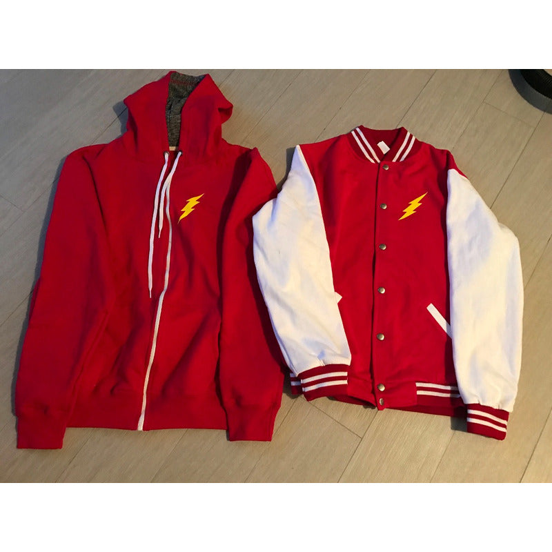 Pkt Chamarra Y Sudadera Con Cierre The Flash Dc Comics