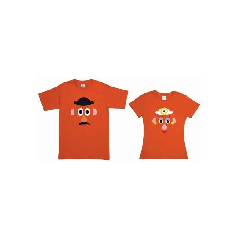 Pkt Sr Y Sra Cara De Papa Playeras Toy Story Pareja Evento