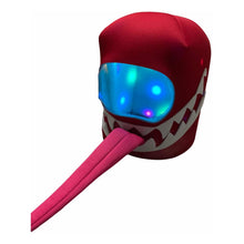Cargar imagen en el visor de la galería, Among Us Casco Impostor Disfraz Con Luz Unitalla M3 Lengua
