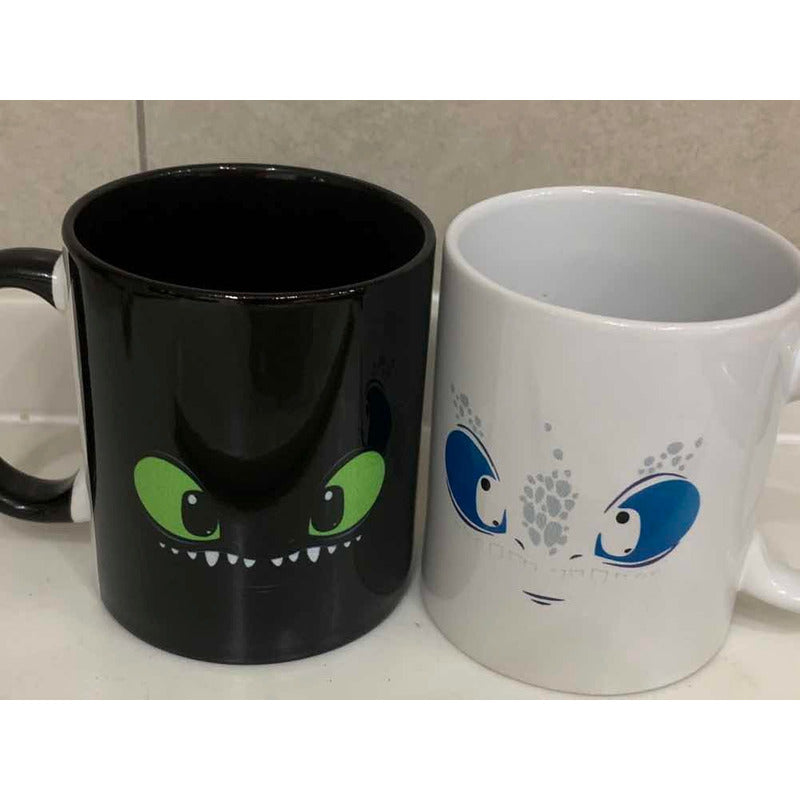 Pkt 2 Tazas Chimuelo Furia Nocturna Y Furia Luminosa