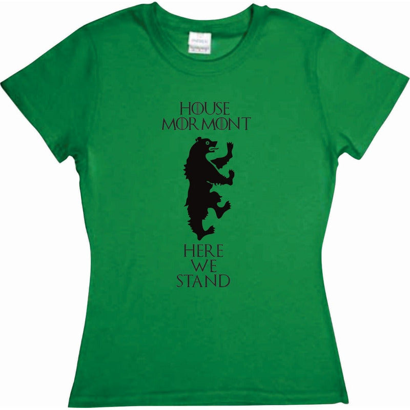 Playera Game Of Thrones House Mormontverde Modelo 1
