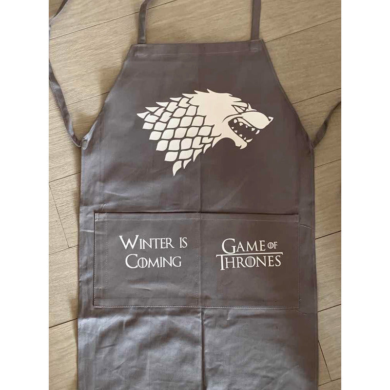 Casa Stark Game Of Thrones Delantal Mandil Juego De Tronos