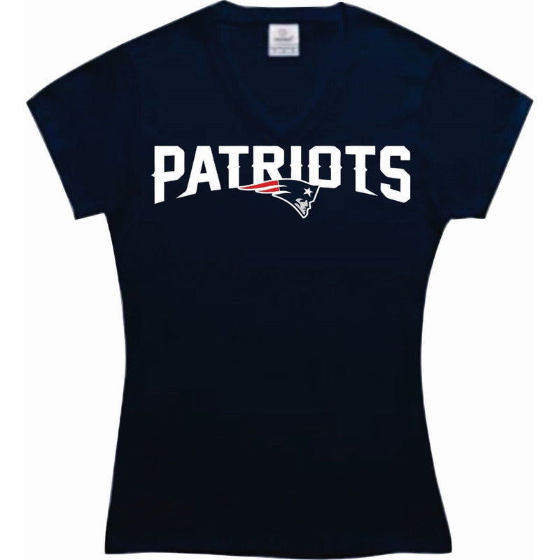 Pkt 2 Playeras Patriotas Pats Tipo Nfl Novios Pareja Mod 3