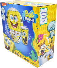 Cargar imagen en el visor de la galería, Bob Esponja Vajilla Bambu 12 piezas para 4 personas