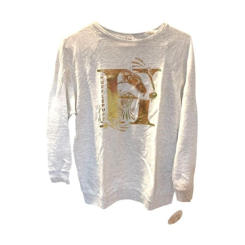 Harry Potter Sudadera Hufflepuff Hoodie Dama Oficial Wb