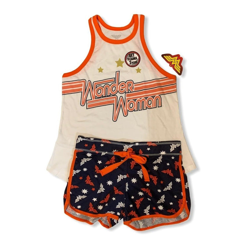 Wonder Woman Pijama Mujer Maravilla Dc Comics Oficial