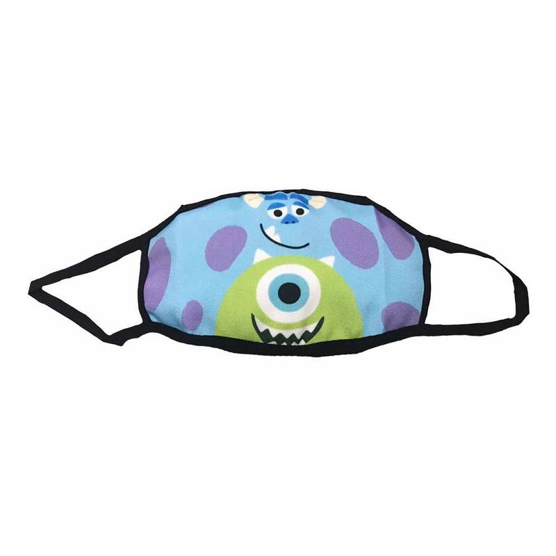 Cubrebocas Monster Inc Mike Sulley Infantil