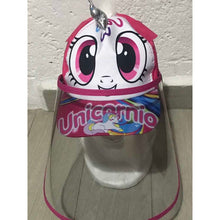 Cargar imagen en el visor de la galería, Gorra Unicornio Cubrebocas Protector Facial Ajustable