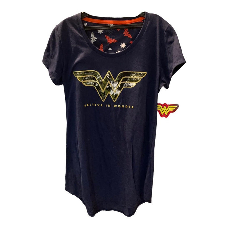 Wonder Woman Camison Mujer Maravilla Oficial Pijama