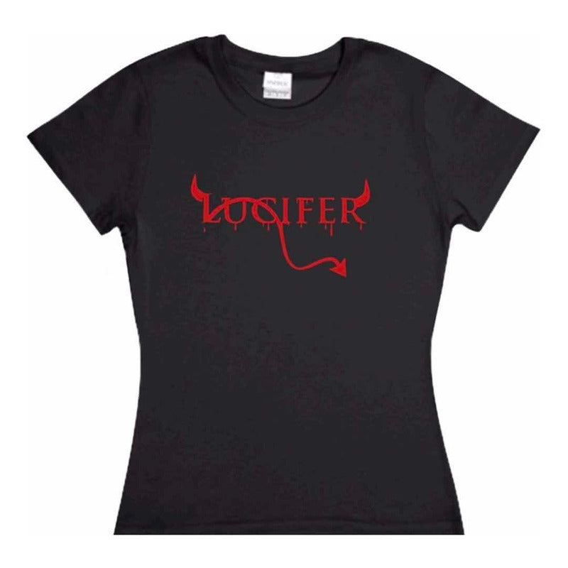 Playera Lucifer Serie Comic Dama Rj1