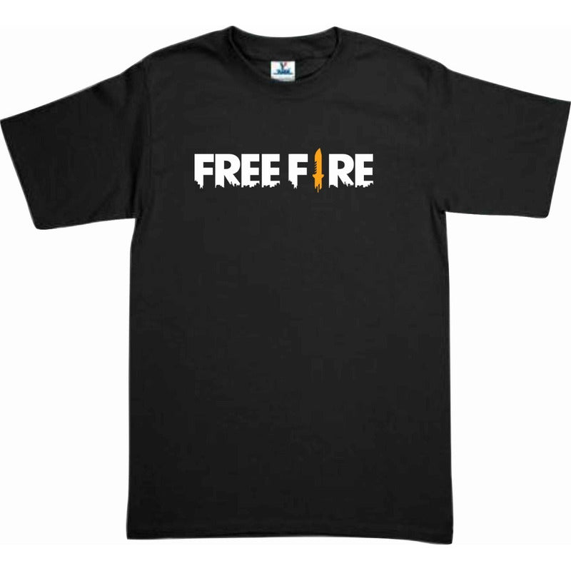Playera Free Fire Logo 1 Infantil