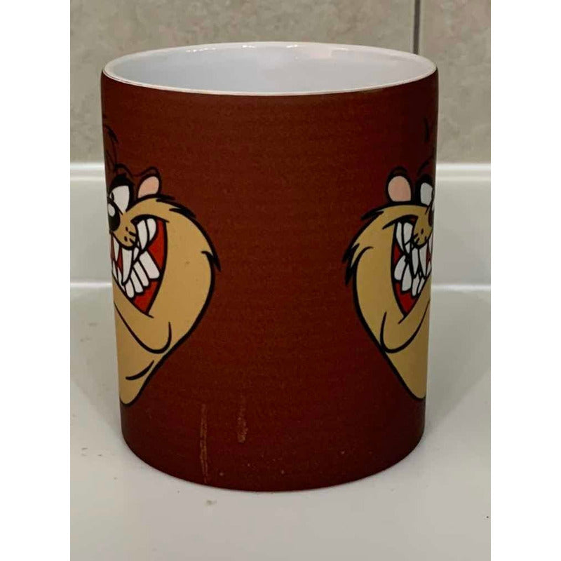 Taza Taz Looney Toons Mágica Térmica Demonio De Tazmania